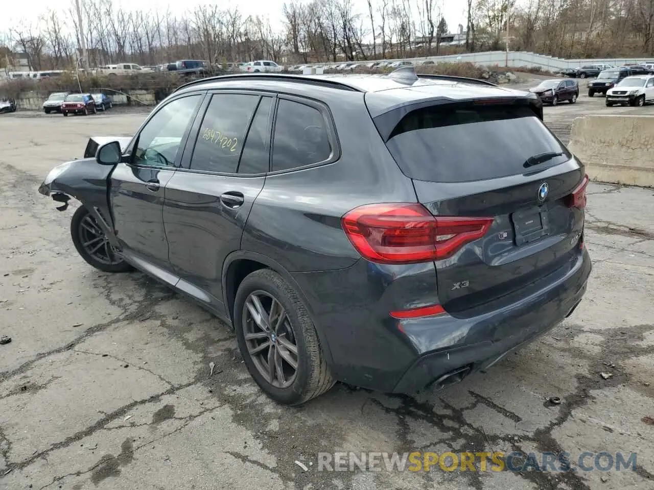 2 fotografías del automóvil dañado 5UXTS3C54K0Z03933 BMW X3 2019