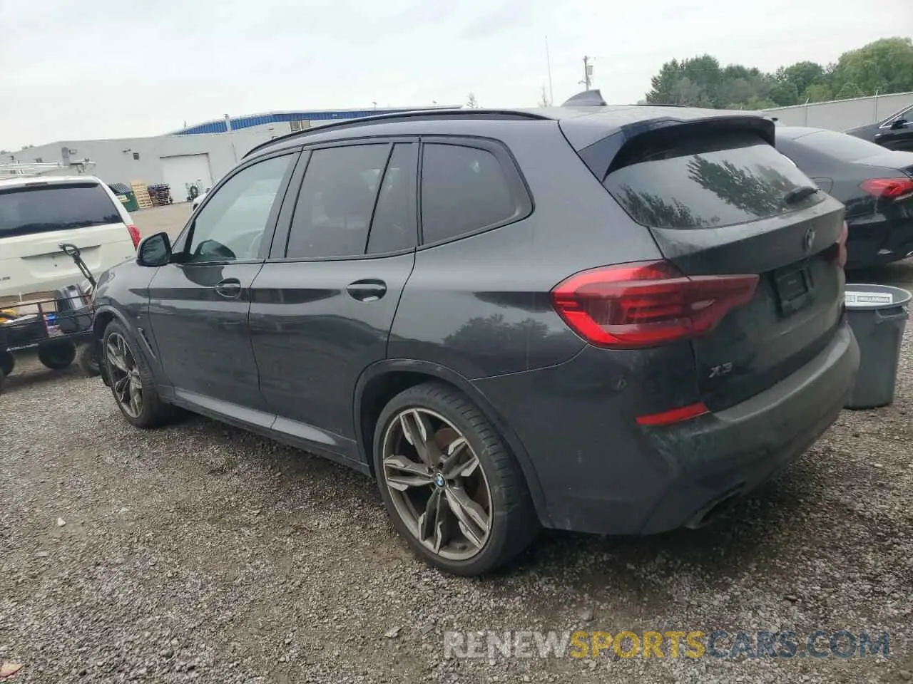 2 fotografías del automóvil dañado 5UXTS3C55K0Z03052 BMW X3 2019