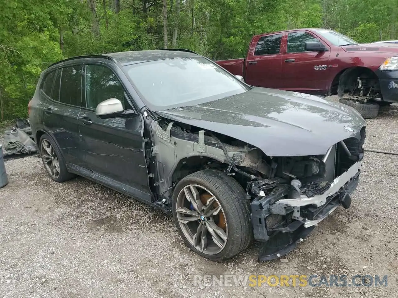 4 fotografías del automóvil dañado 5UXTS3C55K0Z03052 BMW X3 2019
