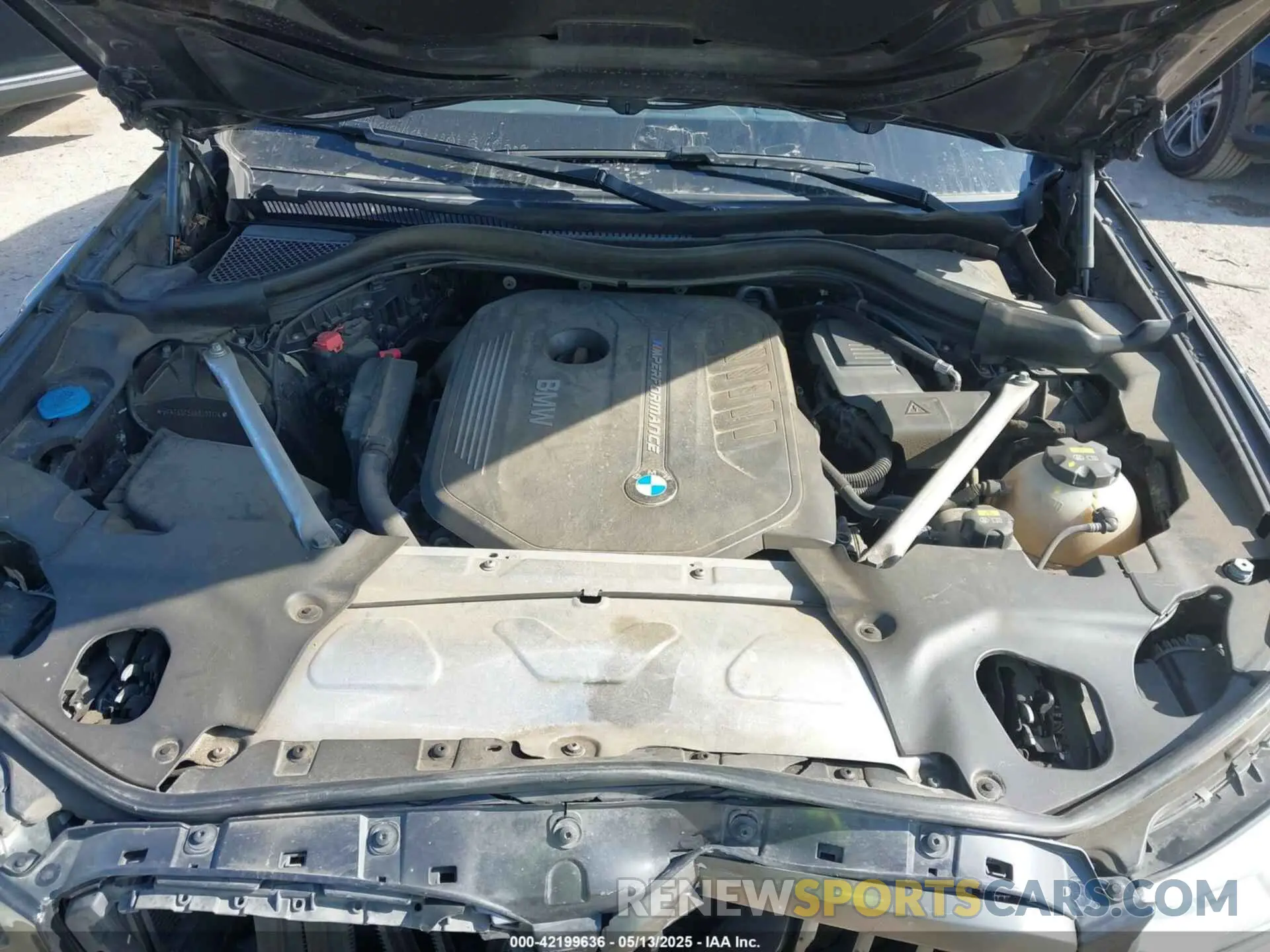 10 fotografías del automóvil dañado 5UXTS3C56K0Z07174 BMW X3 2019