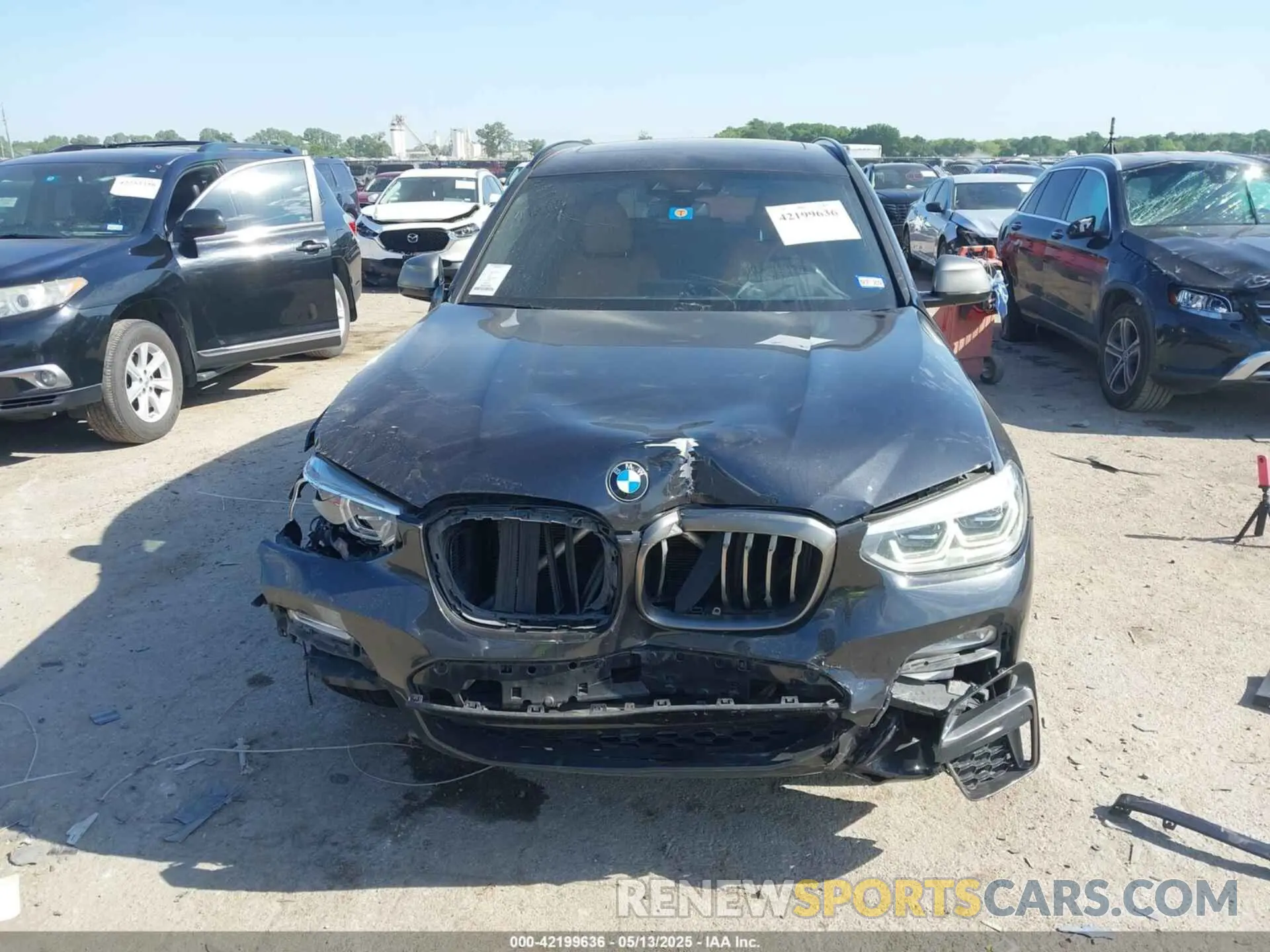 12 fotografías del automóvil dañado 5UXTS3C56K0Z07174 BMW X3 2019