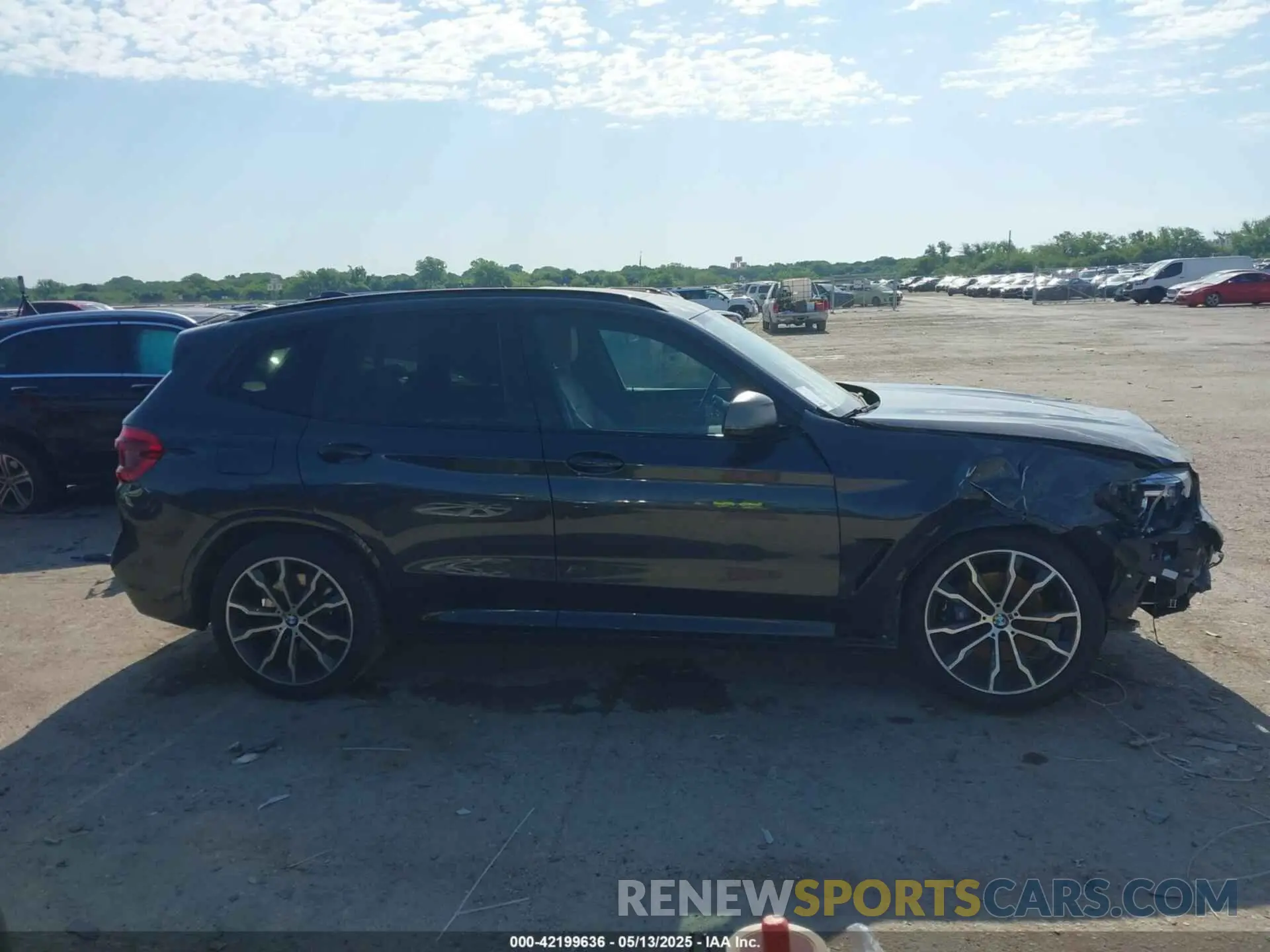 13 fotografías del automóvil dañado 5UXTS3C56K0Z07174 BMW X3 2019