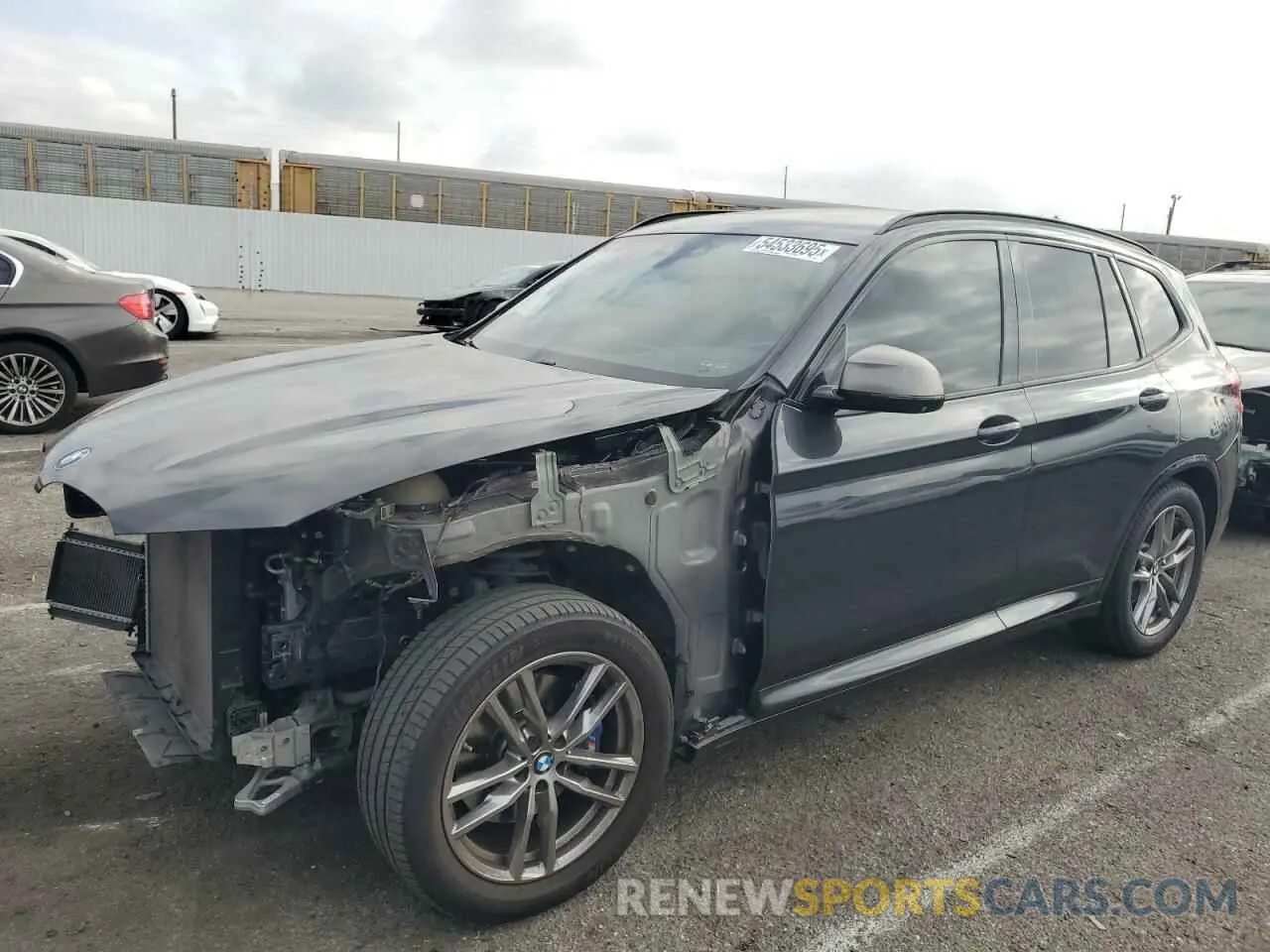 1 fotografías del automóvil dañado 5UXTS3C56K0Z07434 BMW X3 2019
