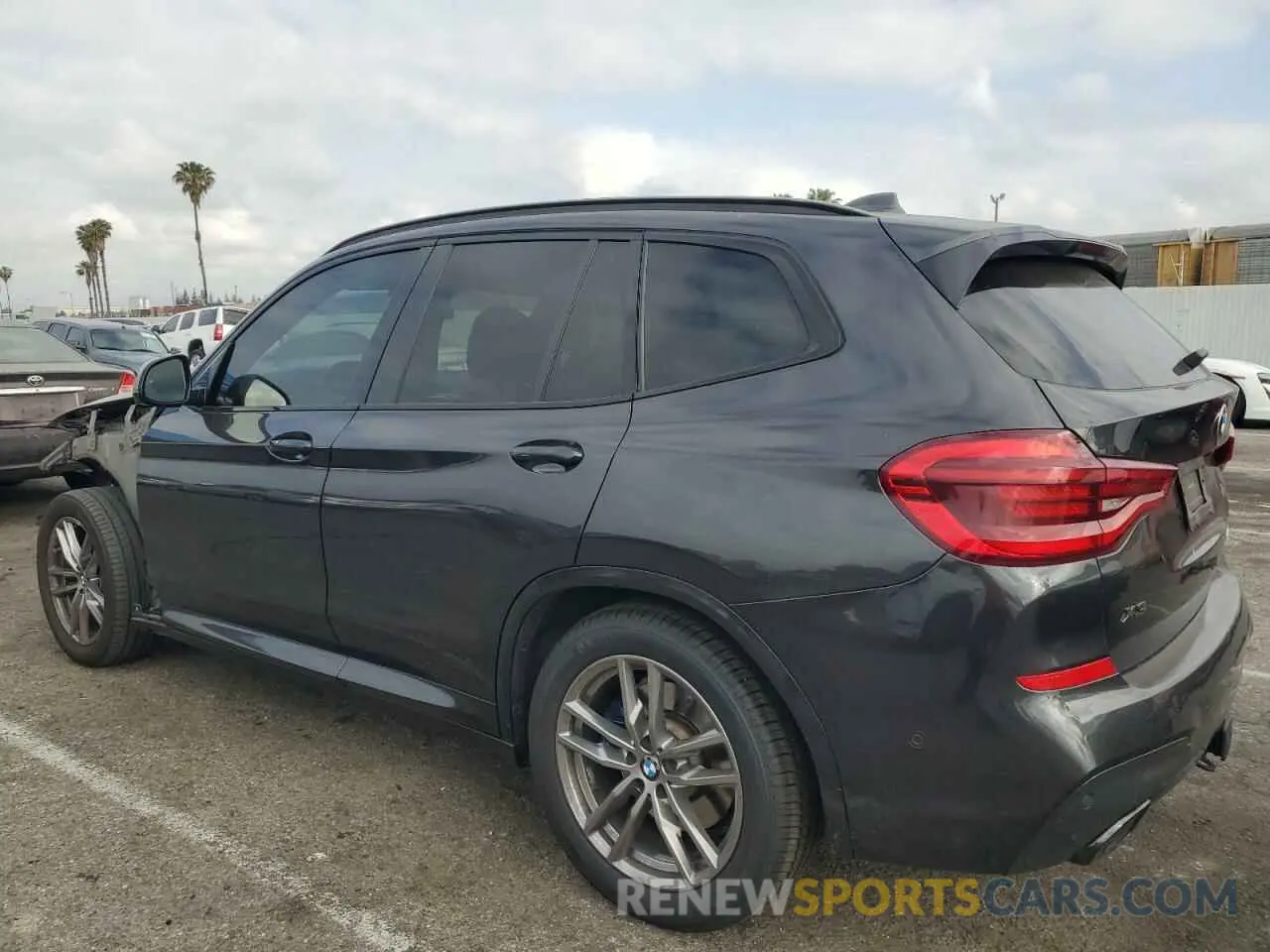 2 fotografías del automóvil dañado 5UXTS3C56K0Z07434 BMW X3 2019