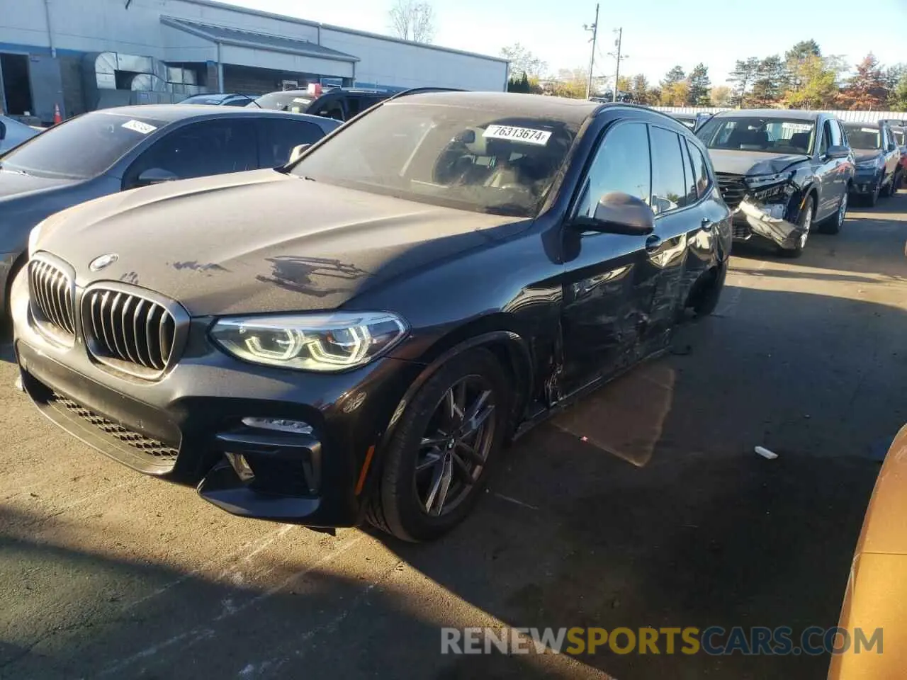 1 fotografías del automóvil dañado 5UXTS3C56K0Z08132 BMW X3 2019