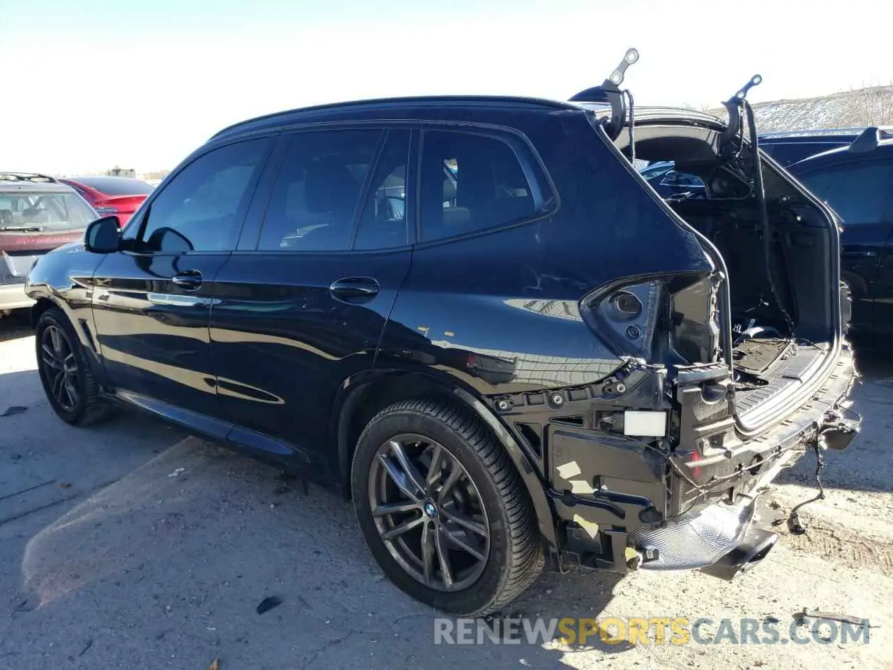 2 fotografías del automóvil dañado 5UXTS3C57KLR72193 BMW X3 2019