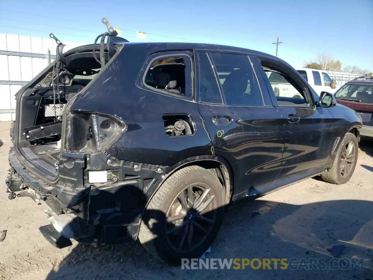 3 fotografías del automóvil dañado 5UXTS3C57KLR72193 BMW X3 2019