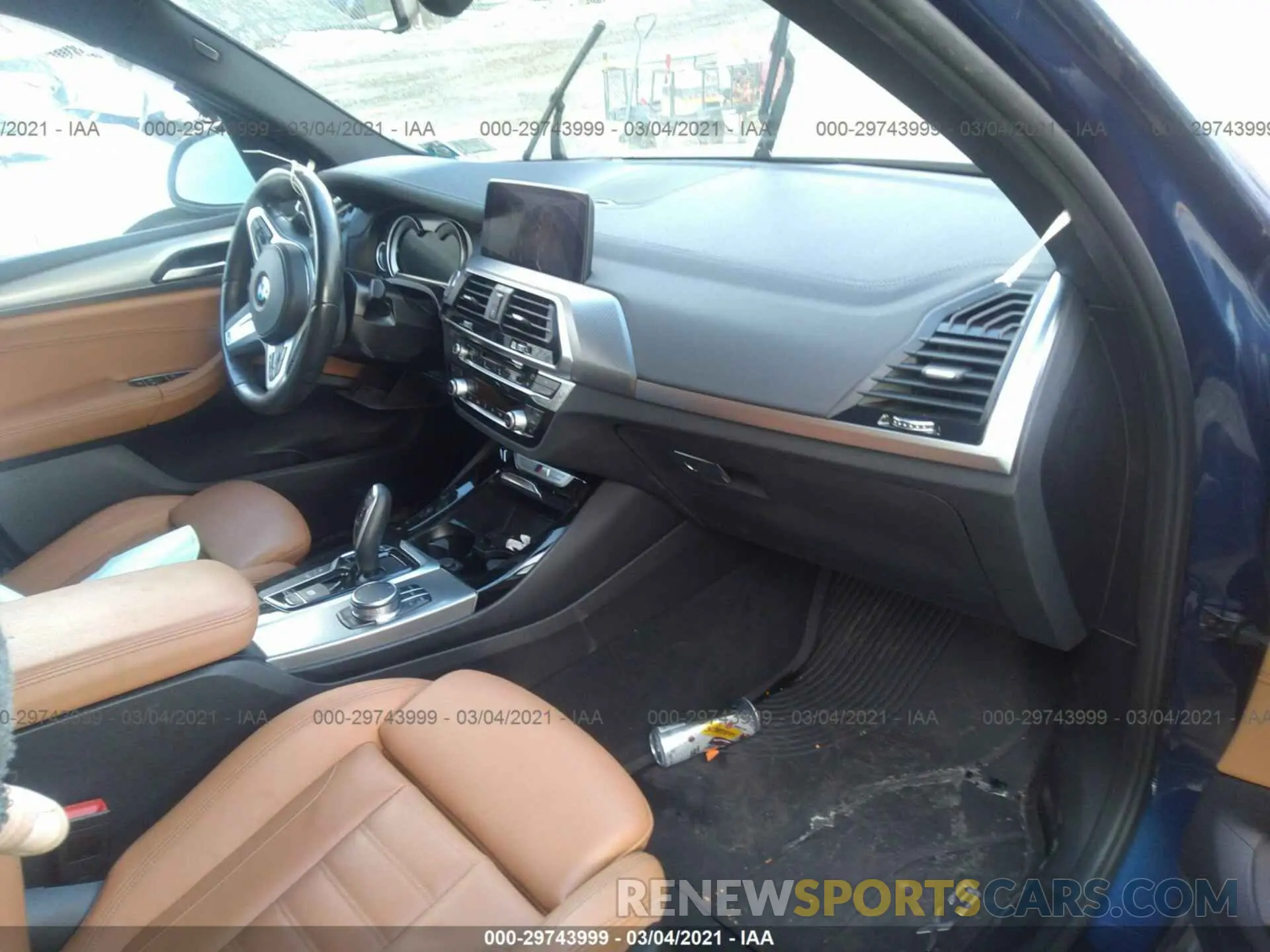 5 fotografías del automóvil dañado 5UXTS3C58K0Z04535 BMW X3 2019
