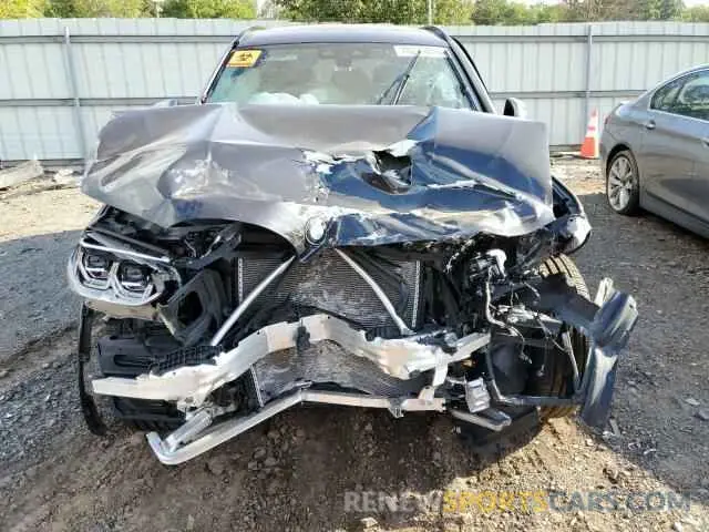5 fotografías del automóvil dañado 5UXTS3C59K0Z06102 BMW X3 2019
