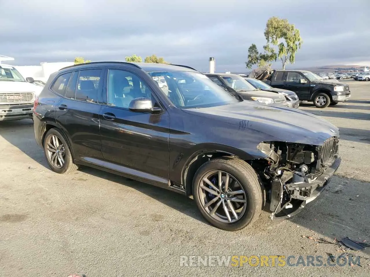 4 fotografías del automóvil dañado 5UXTS1C08L9C92412 BMW X3 2020