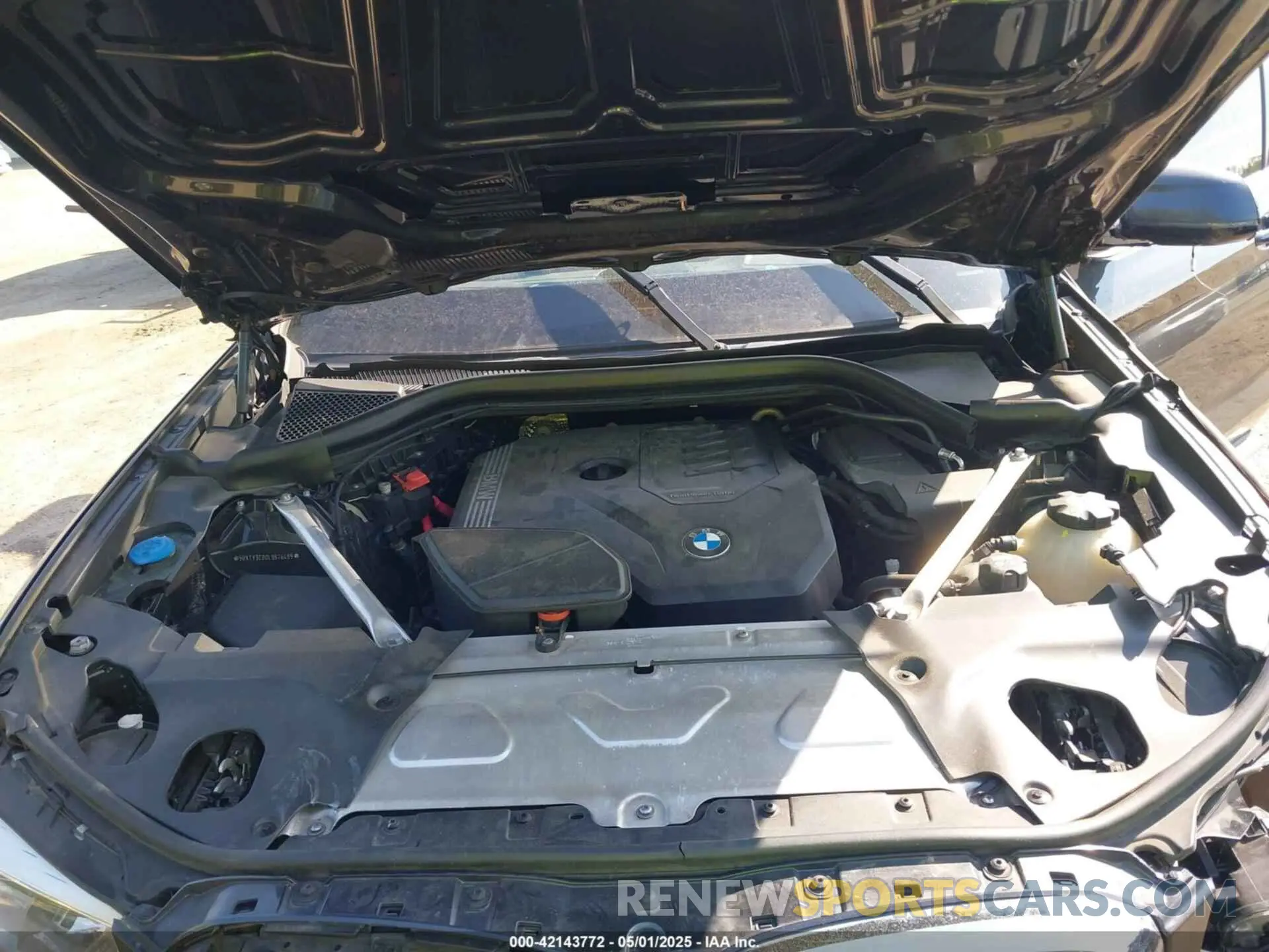 10 fotografías del automóvil dañado 5UXTY3C00L9B76499 BMW X3 2020