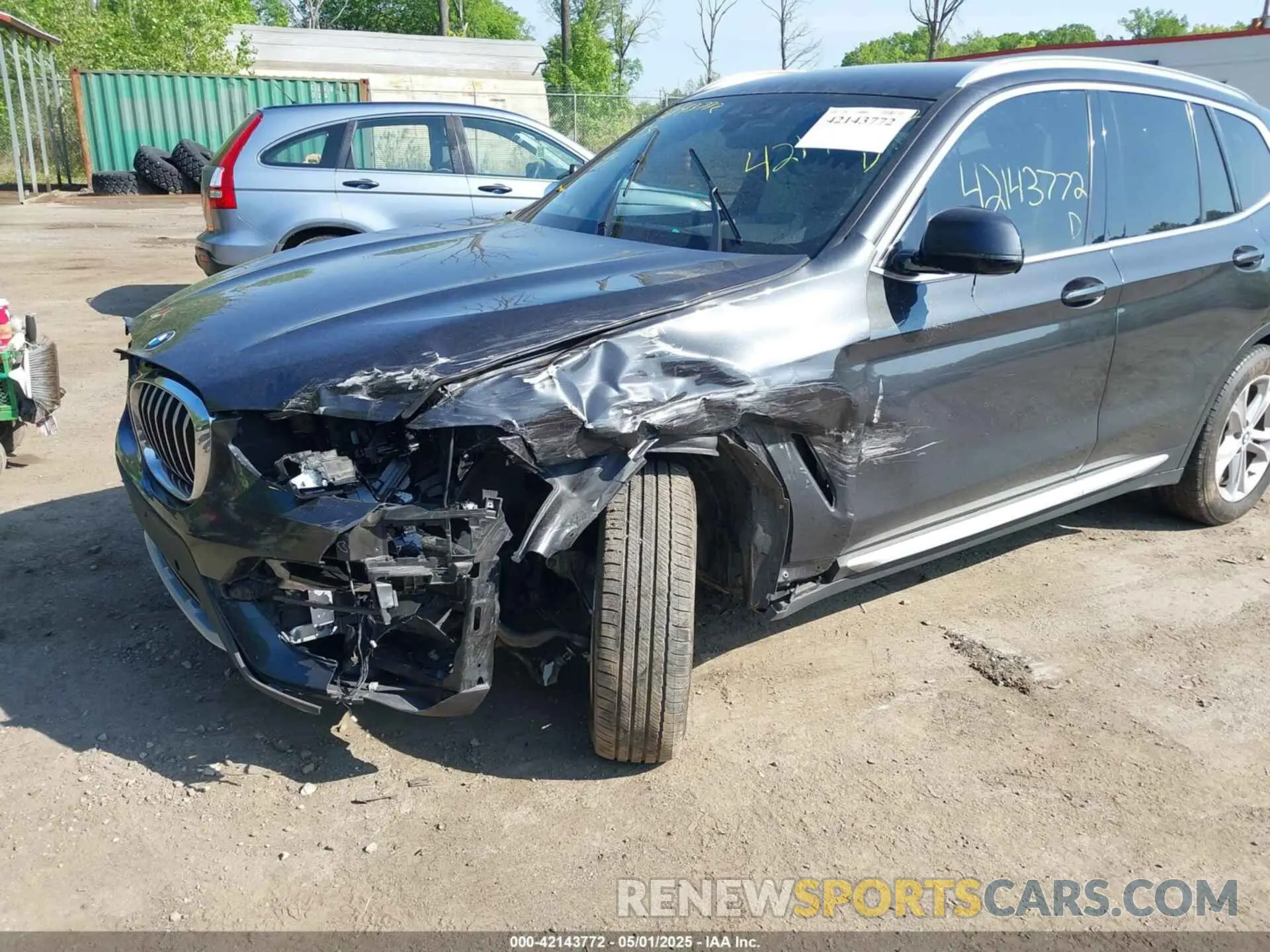 6 fotografías del automóvil dañado 5UXTY3C00L9B76499 BMW X3 2020