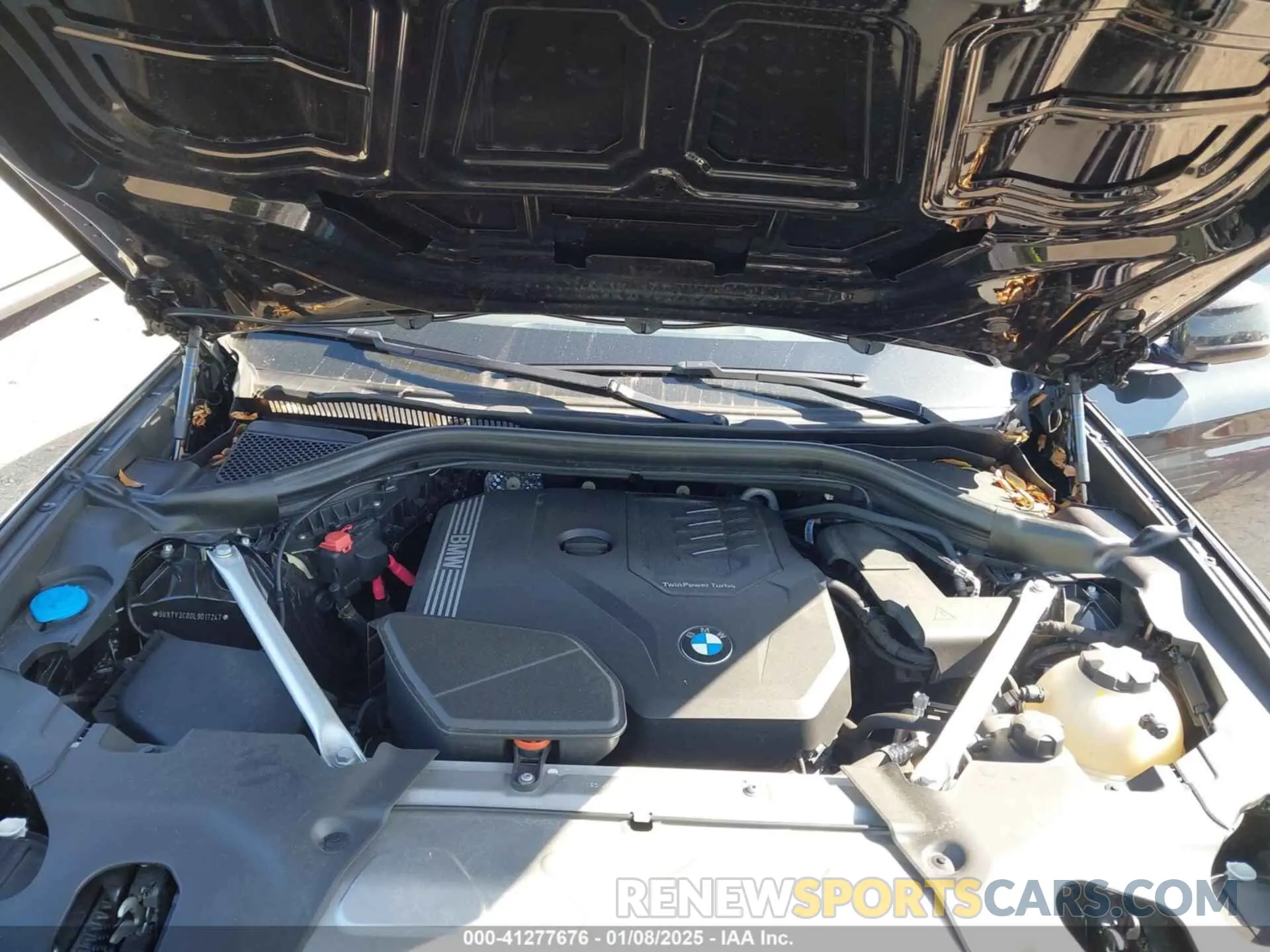 10 fotografías del automóvil dañado 5UXTY3C00L9D17247 BMW X3 2020