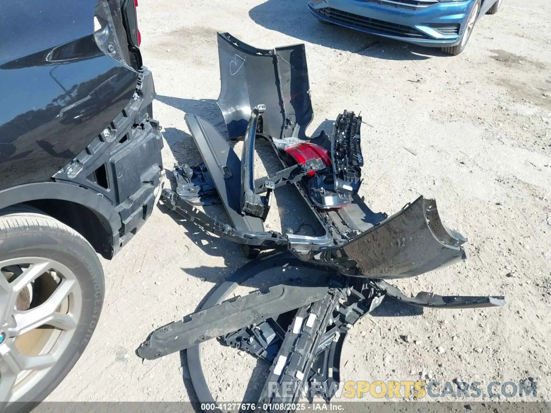 12 fotografías del automóvil dañado 5UXTY3C00L9D17247 BMW X3 2020