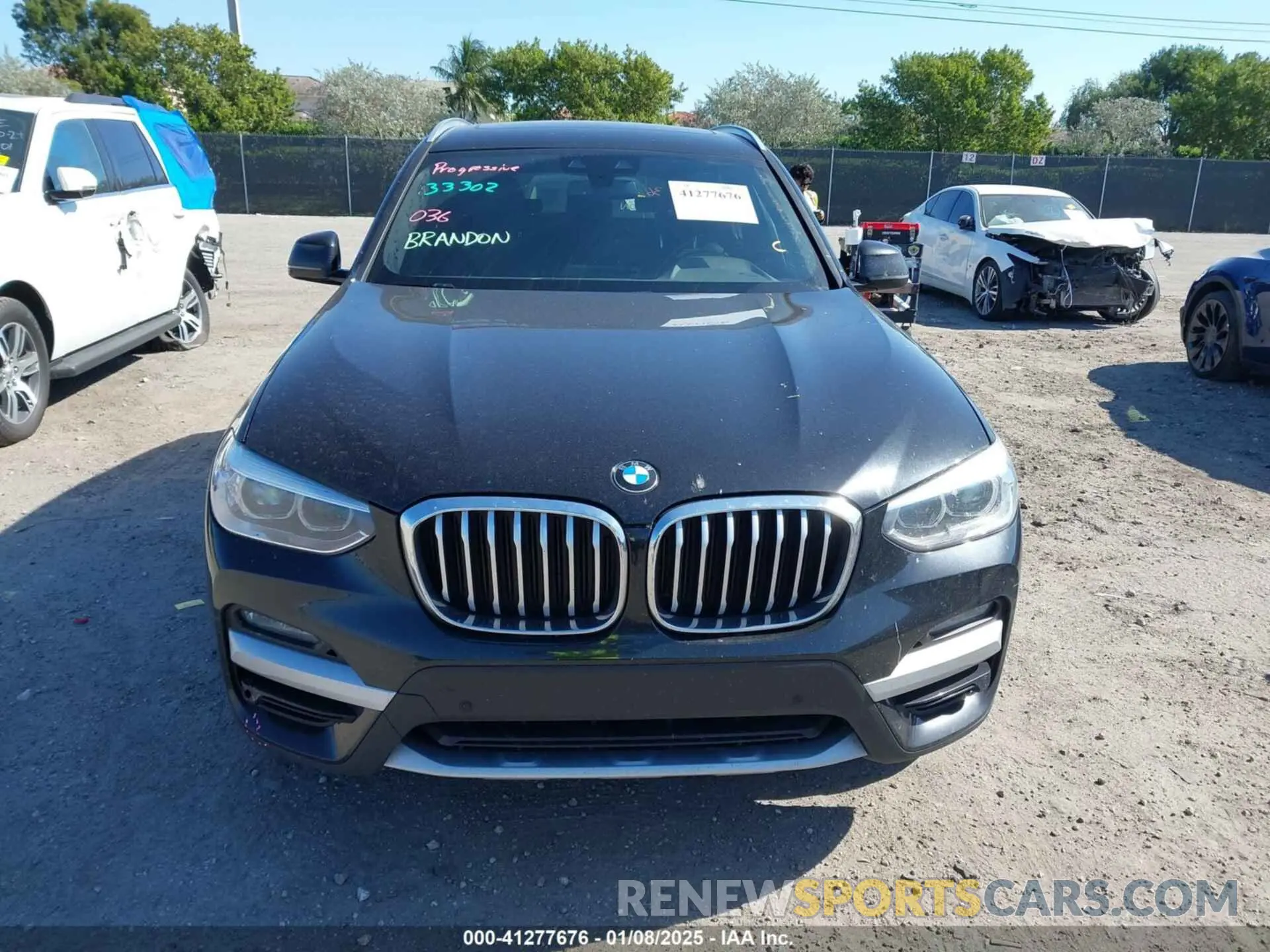 13 fotografías del automóvil dañado 5UXTY3C00L9D17247 BMW X3 2020