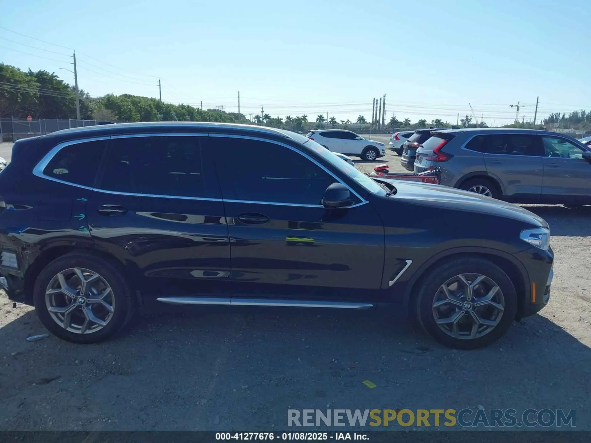 14 fotografías del automóvil dañado 5UXTY3C00L9D17247 BMW X3 2020