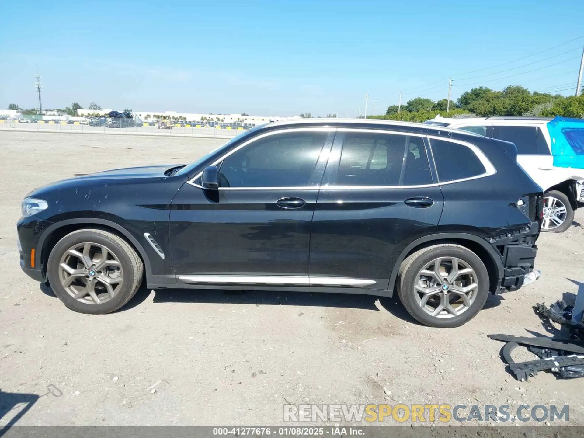 15 fotografías del automóvil dañado 5UXTY3C00L9D17247 BMW X3 2020