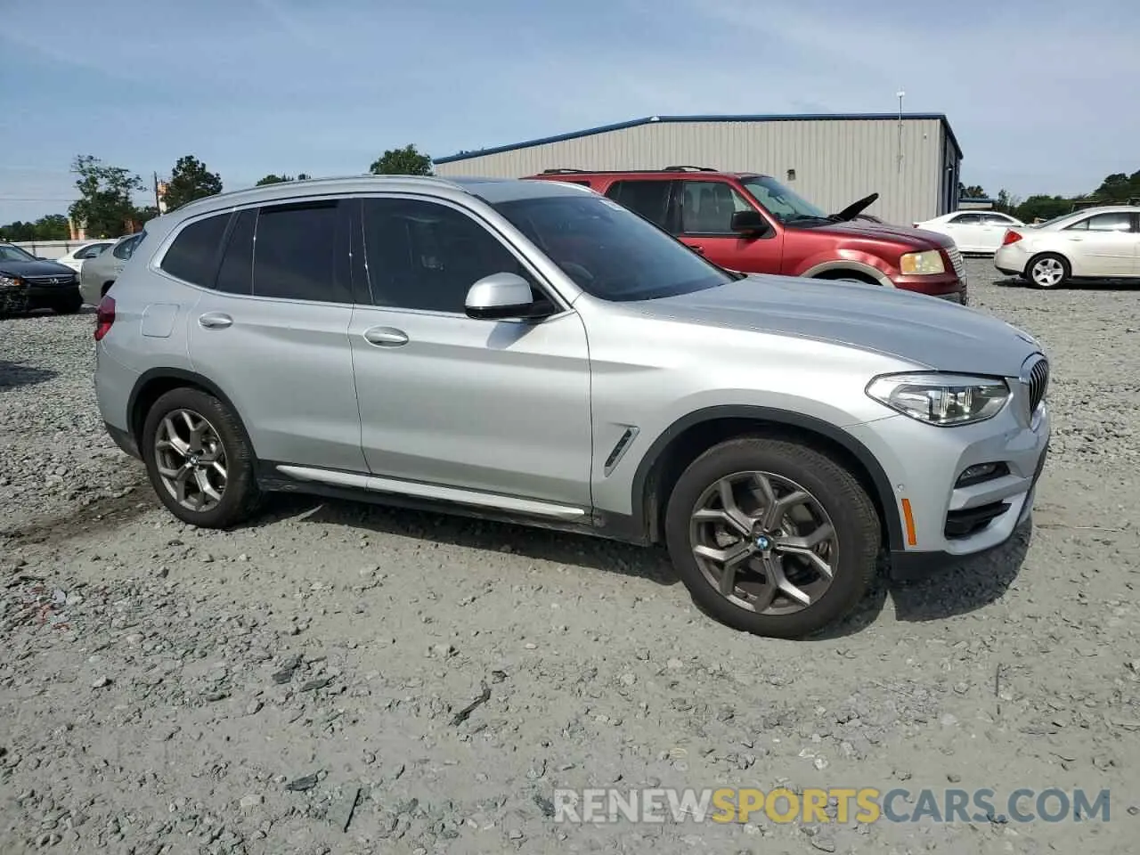 4 fotografías del automóvil dañado 5UXTY3C00L9D18642 BMW X3 2020