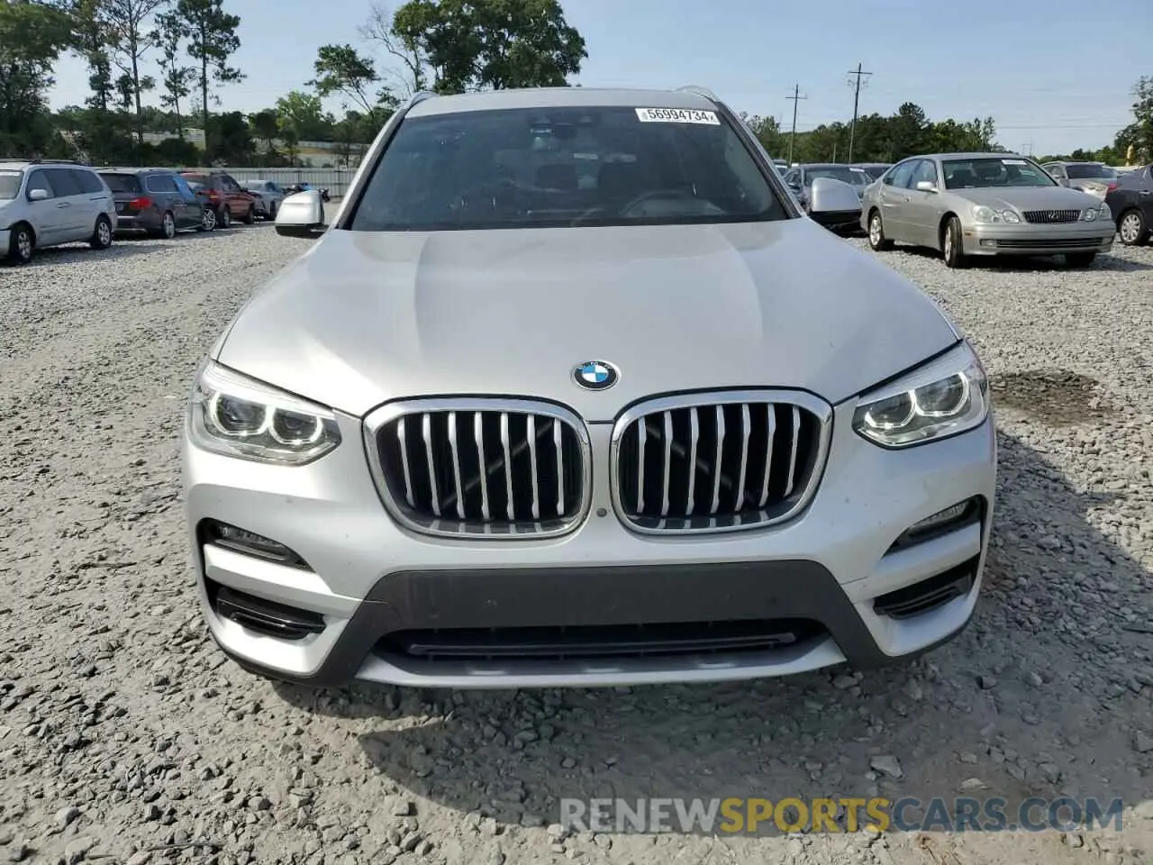 5 fotografías del automóvil dañado 5UXTY3C00L9D18642 BMW X3 2020