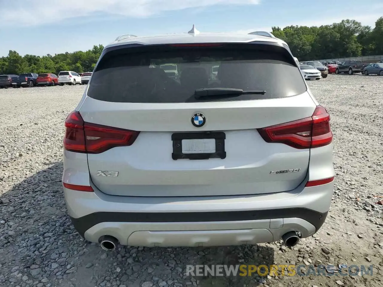 6 fotografías del automóvil dañado 5UXTY3C00L9D18642 BMW X3 2020