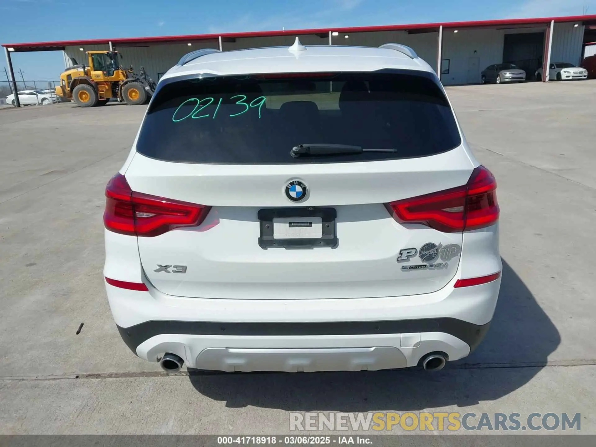 16 fotografías del automóvil dañado 5UXTY3C00LLU71540 BMW X3 2020