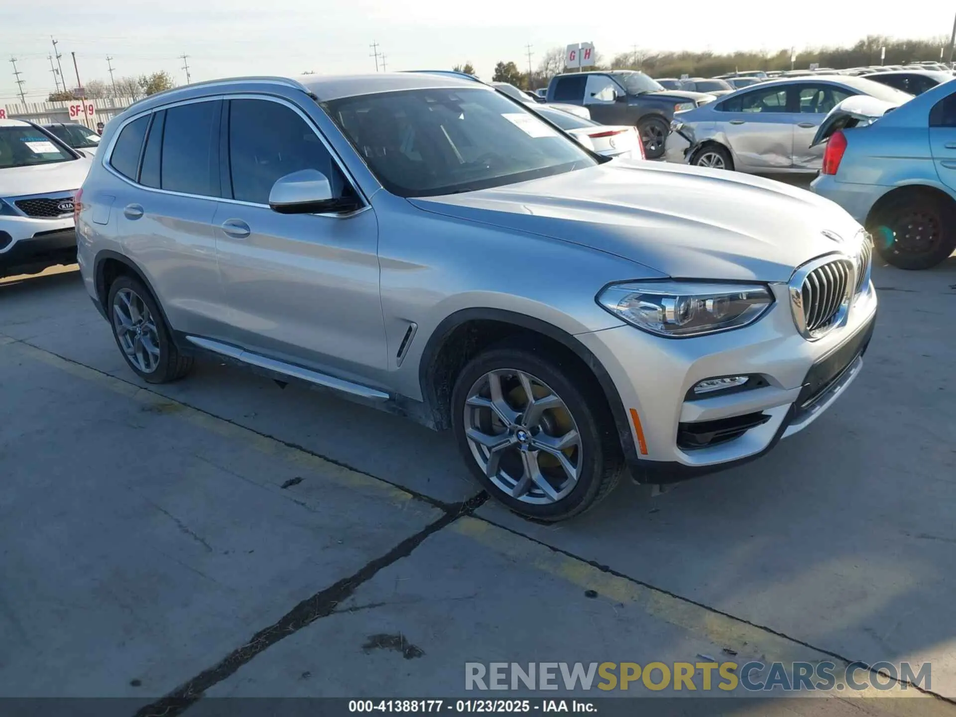 1 fotografías del automóvil dañado 5UXTY3C01L9B83655 BMW X3 2020