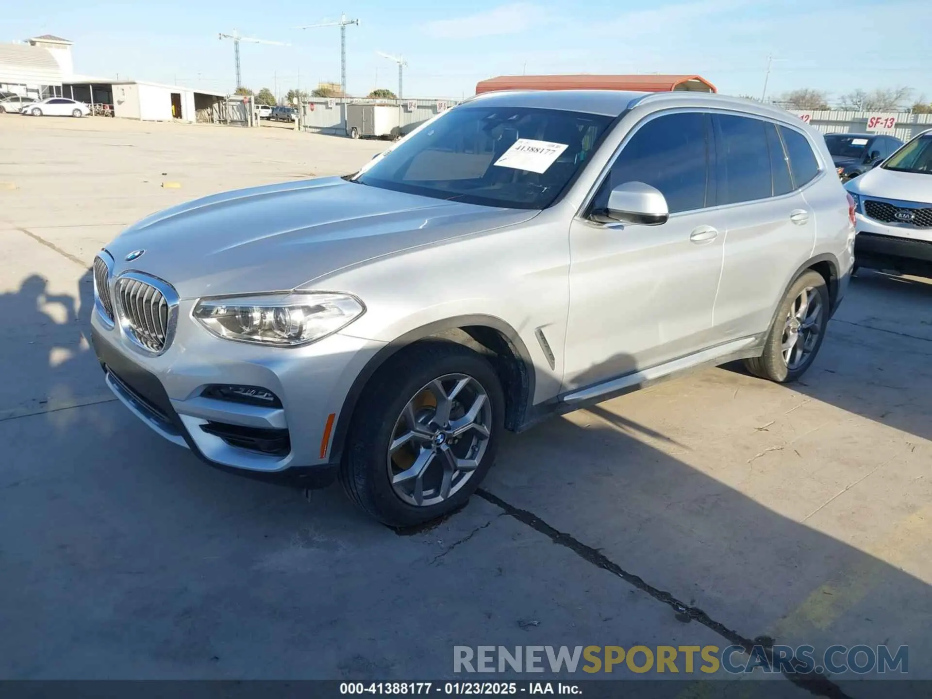 2 fotografías del automóvil dañado 5UXTY3C01L9B83655 BMW X3 2020