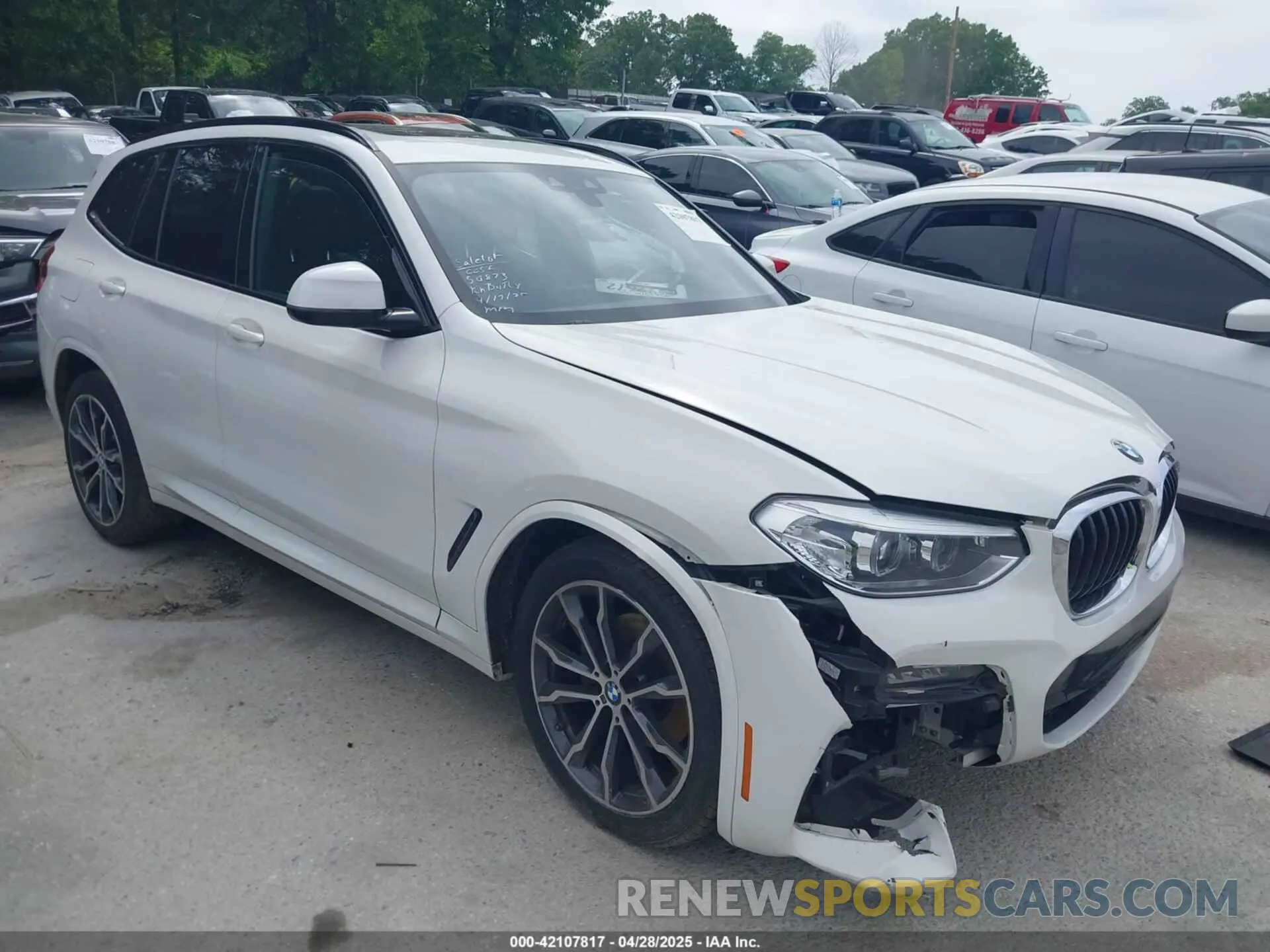 1 fotografías del automóvil dañado 5UXTY3C01L9C44244 BMW X3 2020
