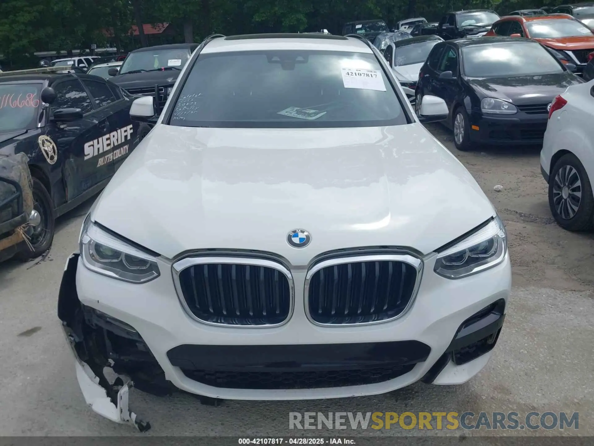 11 fotografías del automóvil dañado 5UXTY3C01L9C44244 BMW X3 2020