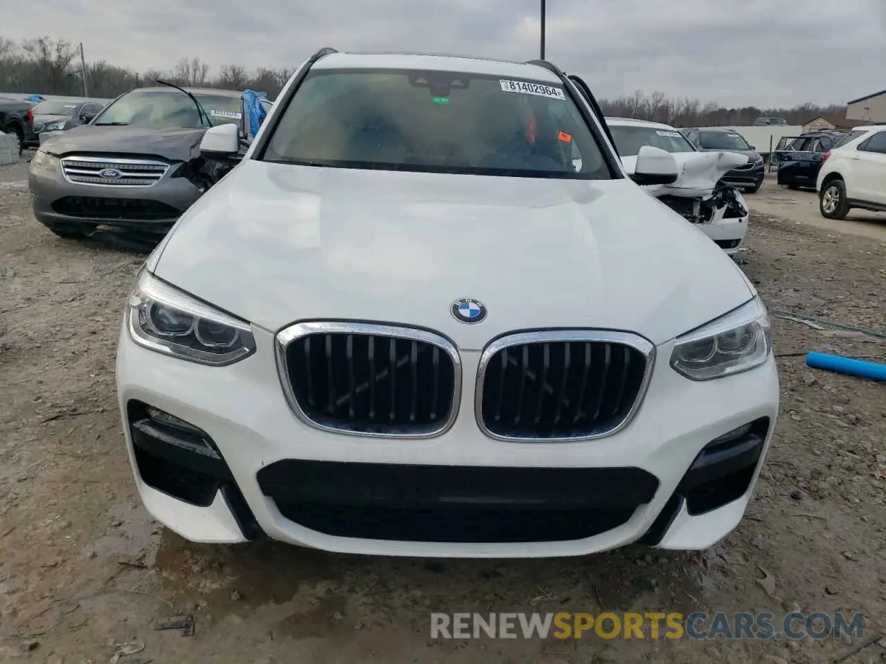 5 fotografías del automóvil dañado 5UXTY3C01L9D19900 BMW X3 2020
