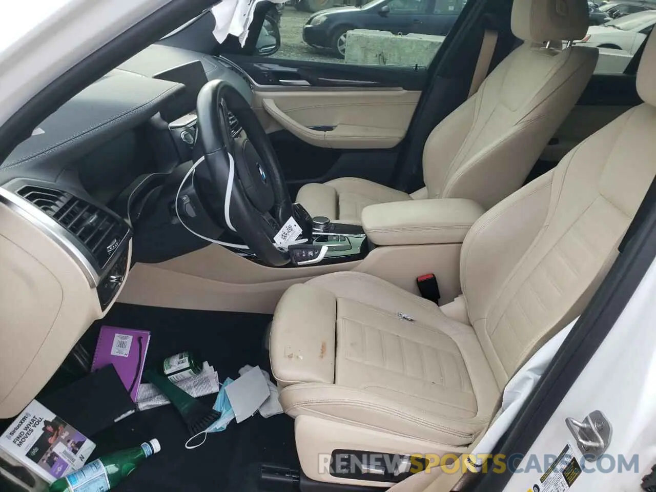 7 fotografías del automóvil dañado 5UXTY3C01L9D19900 BMW X3 2020