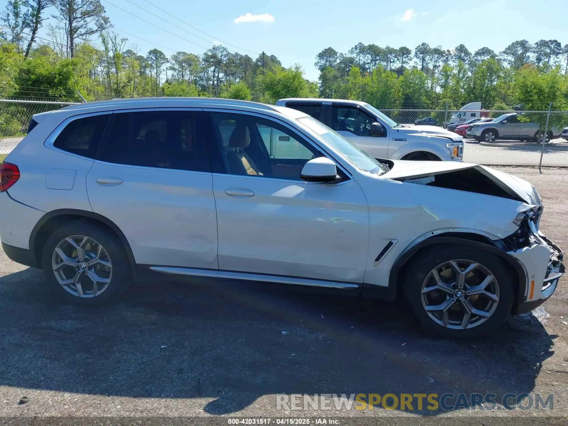 13 fotografías del automóvil dañado 5UXTY3C01L9D37085 BMW X3 2020