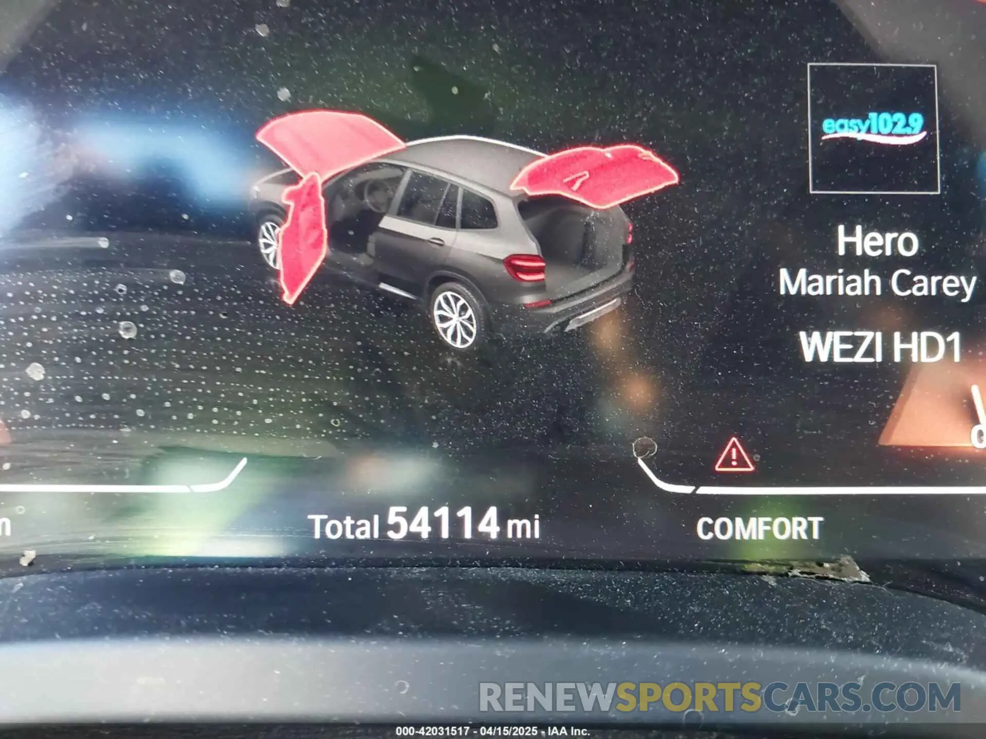 15 fotografías del automóvil dañado 5UXTY3C01L9D37085 BMW X3 2020