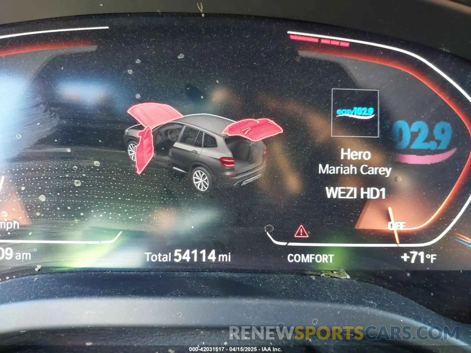7 fotografías del automóvil dañado 5UXTY3C01L9D37085 BMW X3 2020