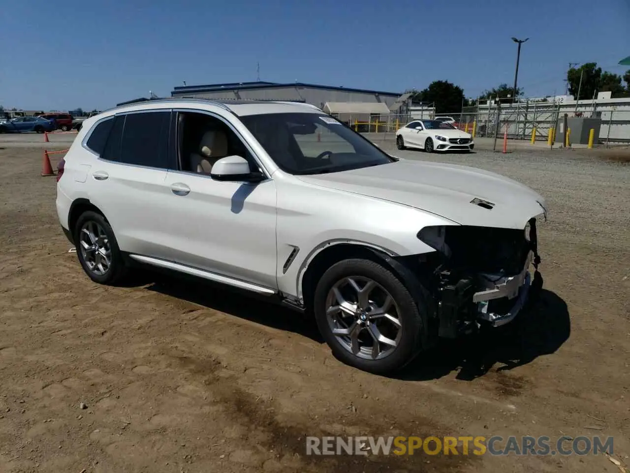 4 fotografías del automóvil dañado 5UXTY3C02L9C08126 BMW X3 2020