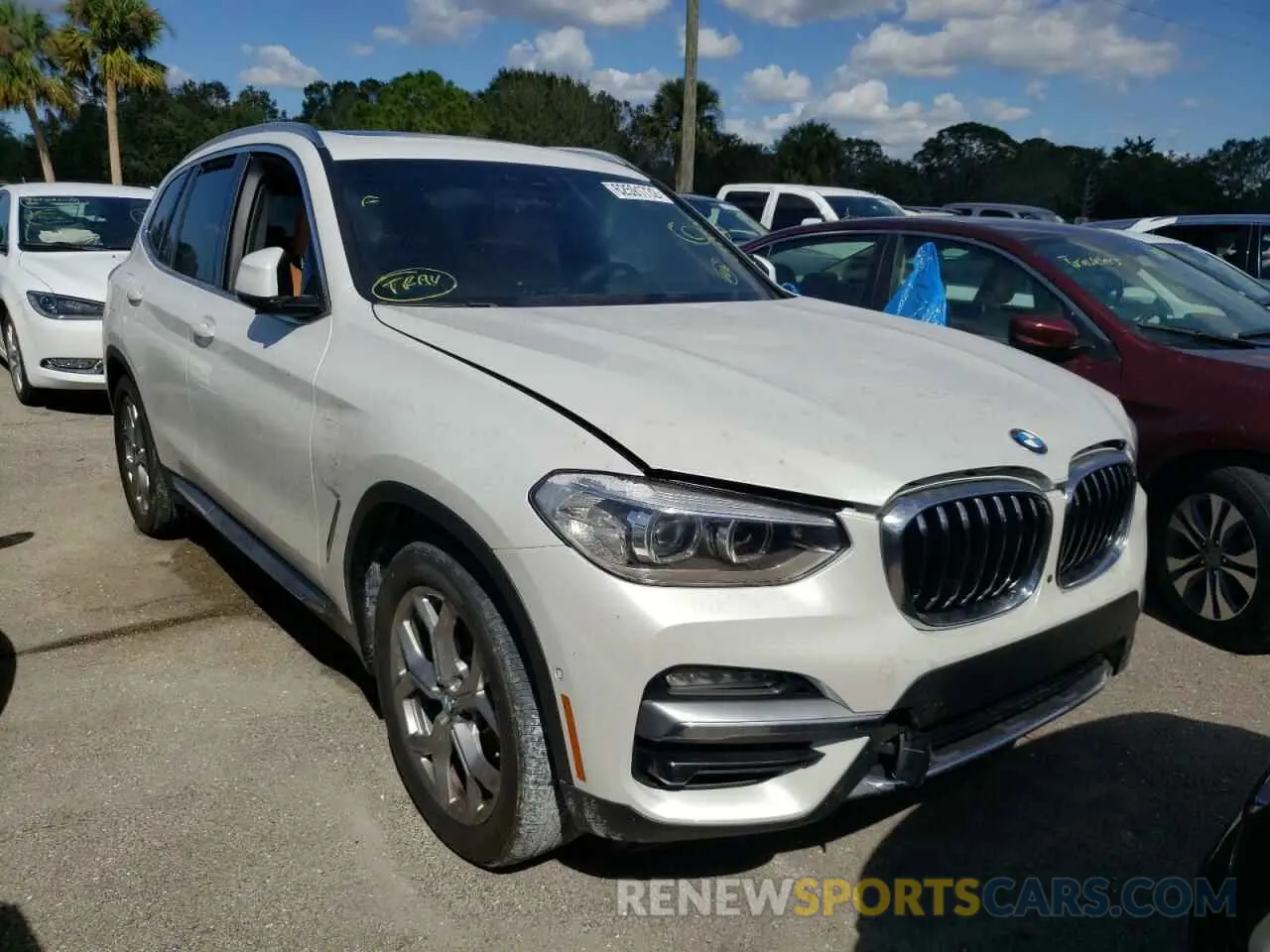 1 fotografías del automóvil dañado 5UXTY3C02L9C93369 BMW X3 2020