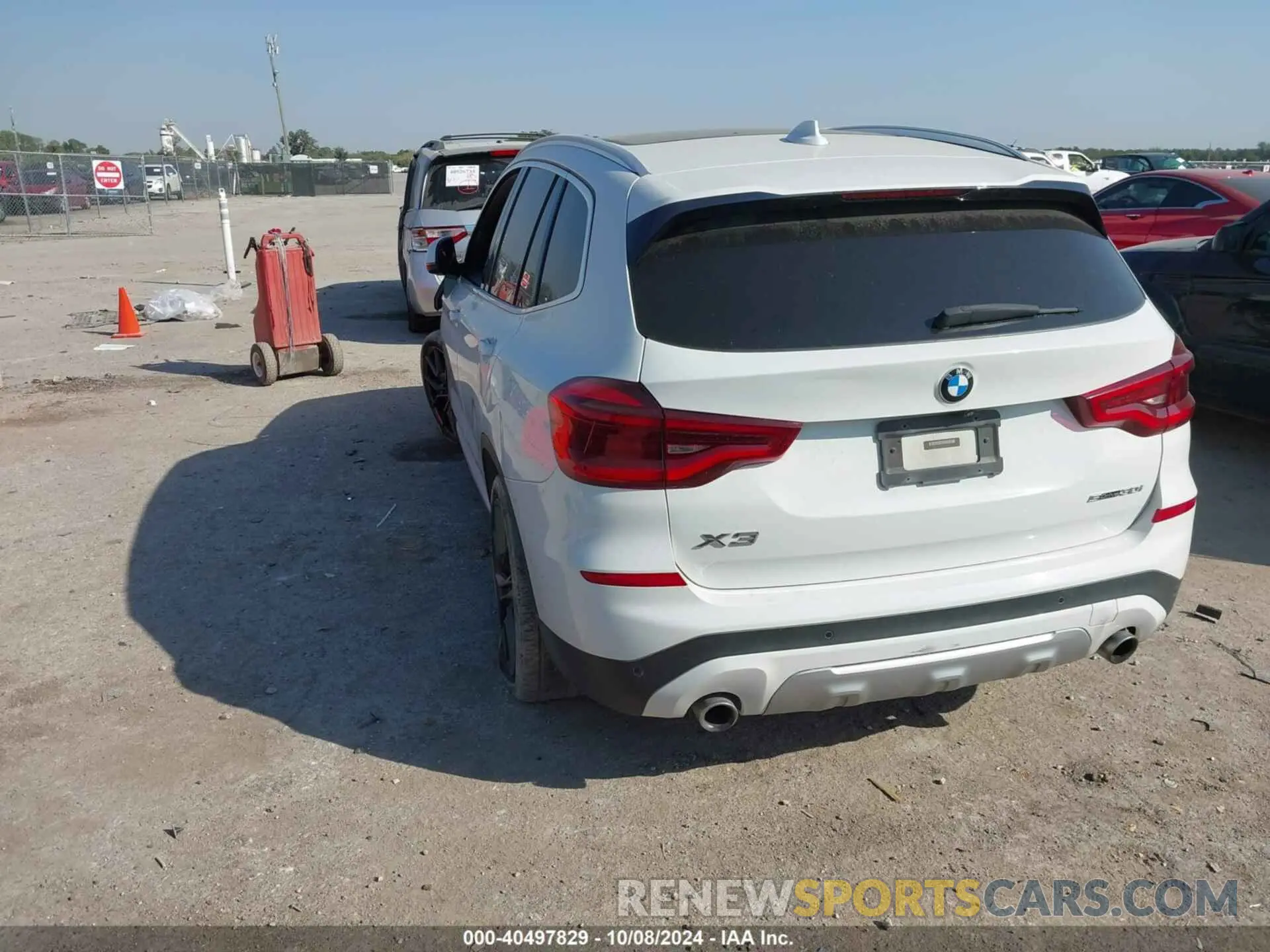 3 fotografías del automóvil dañado 5UXTY3C02LLU72575 BMW X3 2020