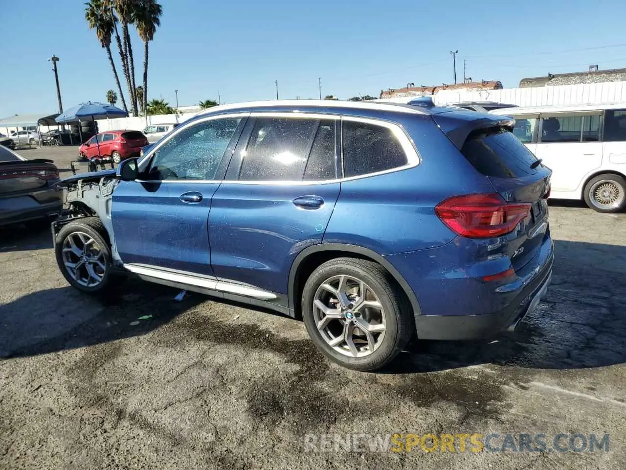 2 fotografías del automóvil dañado 5UXTY3C03L9B49233 BMW X3 2020