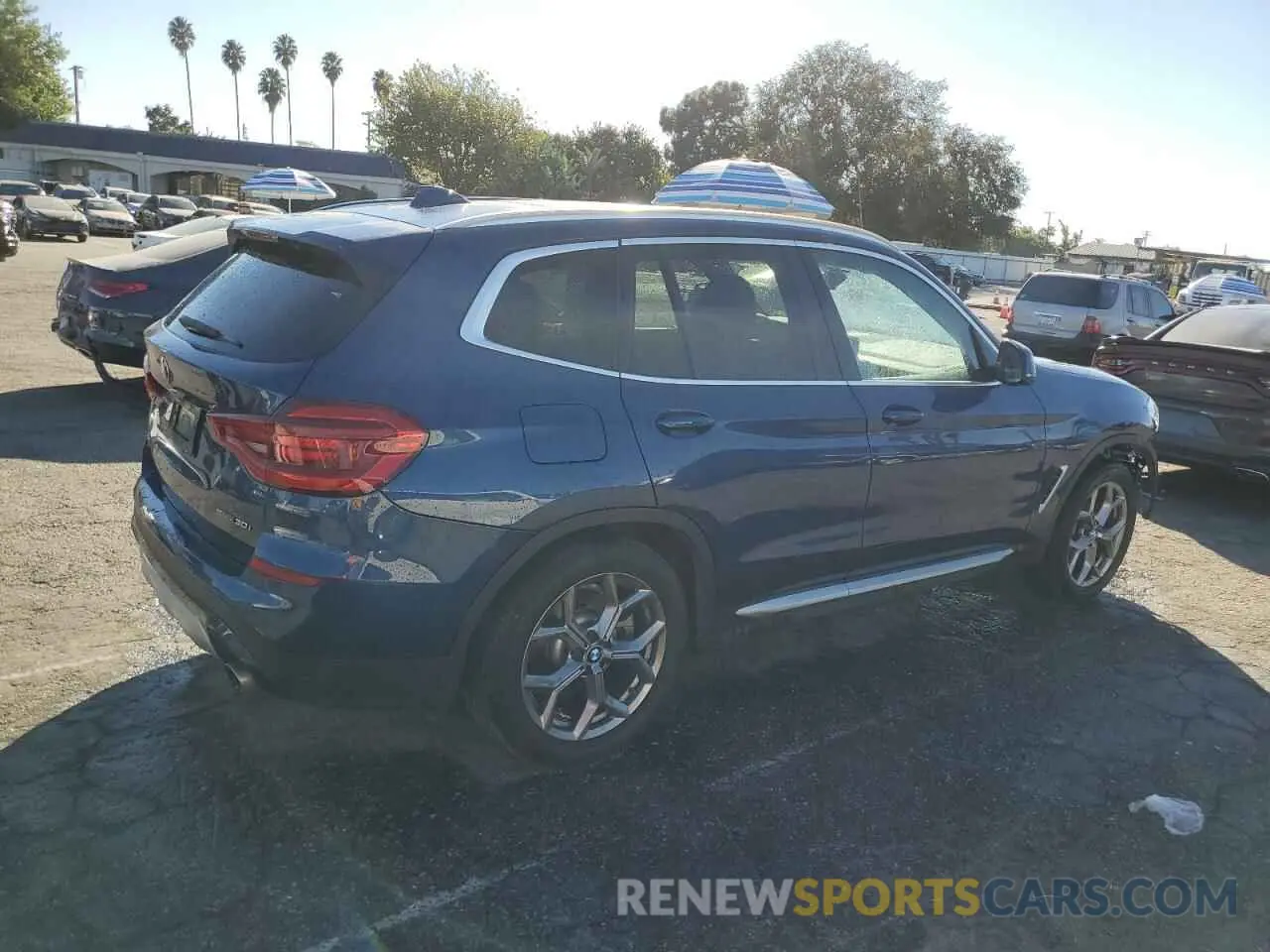 3 fotografías del automóvil dañado 5UXTY3C03L9B49233 BMW X3 2020