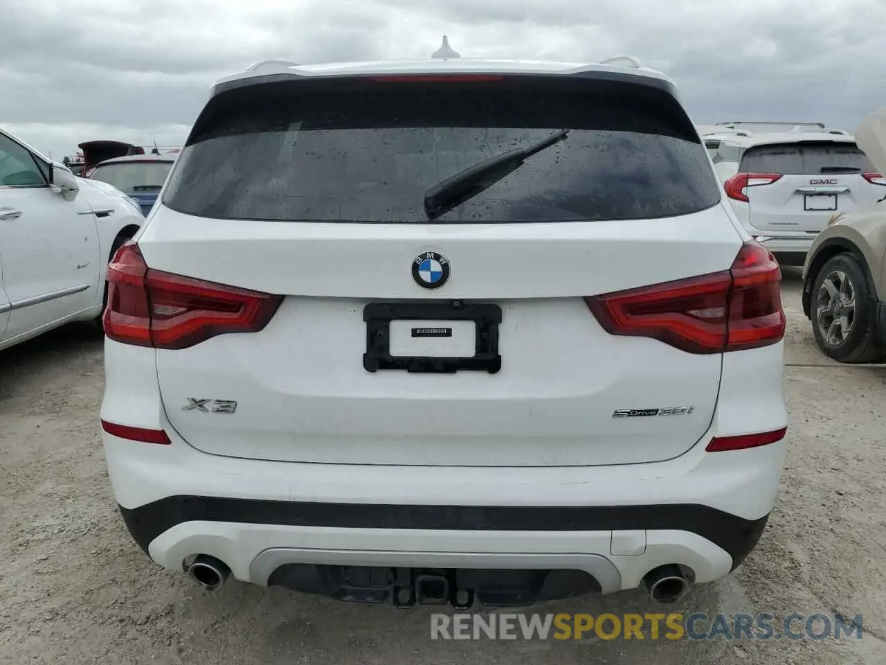 6 fotografías del automóvil dañado 5UXTY3C03L9B75721 BMW X3 2020