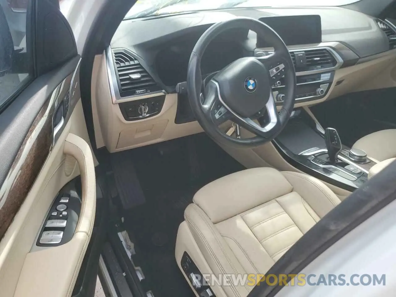 8 fotografías del automóvil dañado 5UXTY3C03L9B75721 BMW X3 2020