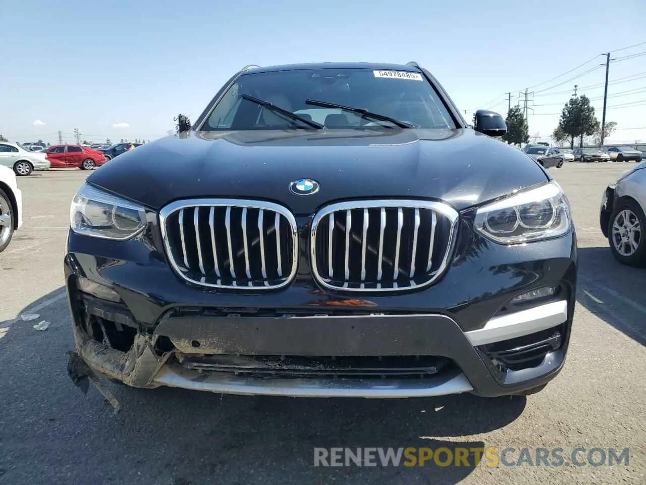 5 fotografías del automóvil dañado 5UXTY3C03L9C81246 BMW X3 2020