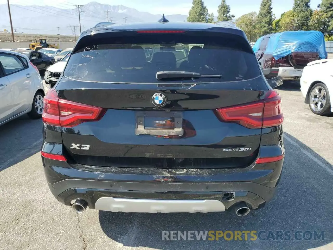 6 fotografías del automóvil dañado 5UXTY3C03L9C81246 BMW X3 2020