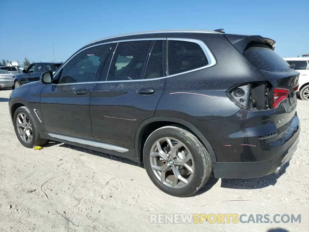 2 fotografías del automóvil dañado 5UXTY3C03L9D44524 BMW X3 2020