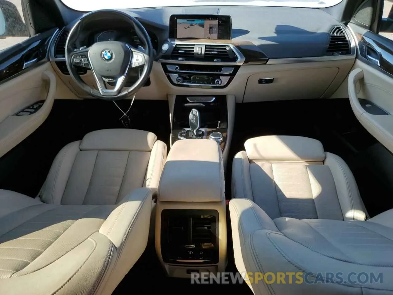 8 fotografías del automóvil dañado 5UXTY3C03L9D44524 BMW X3 2020