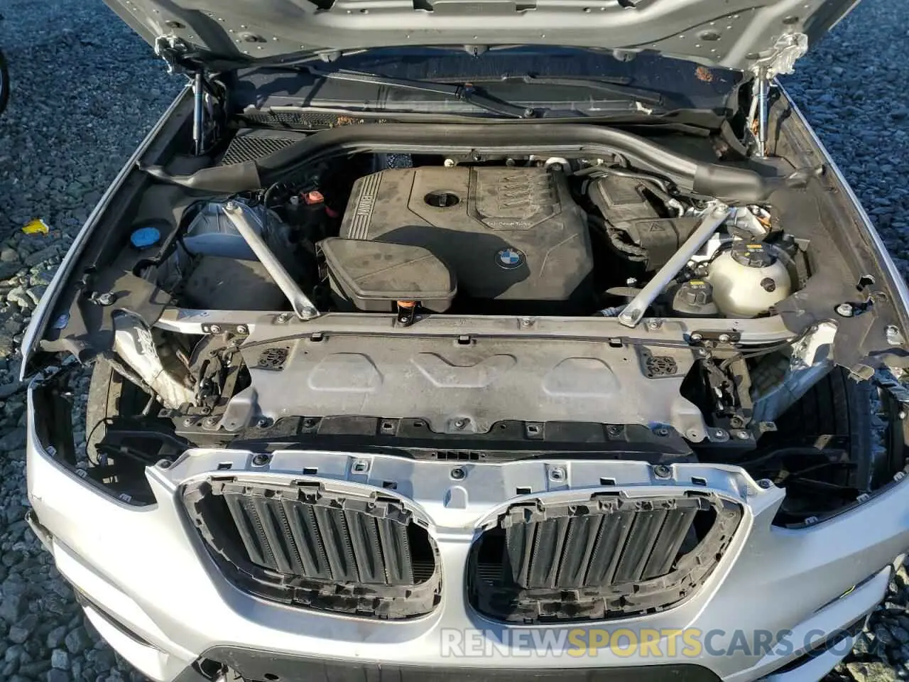 14 fotografías del automóvil dañado 5UXTY3C03LLU70804 BMW X3 2020