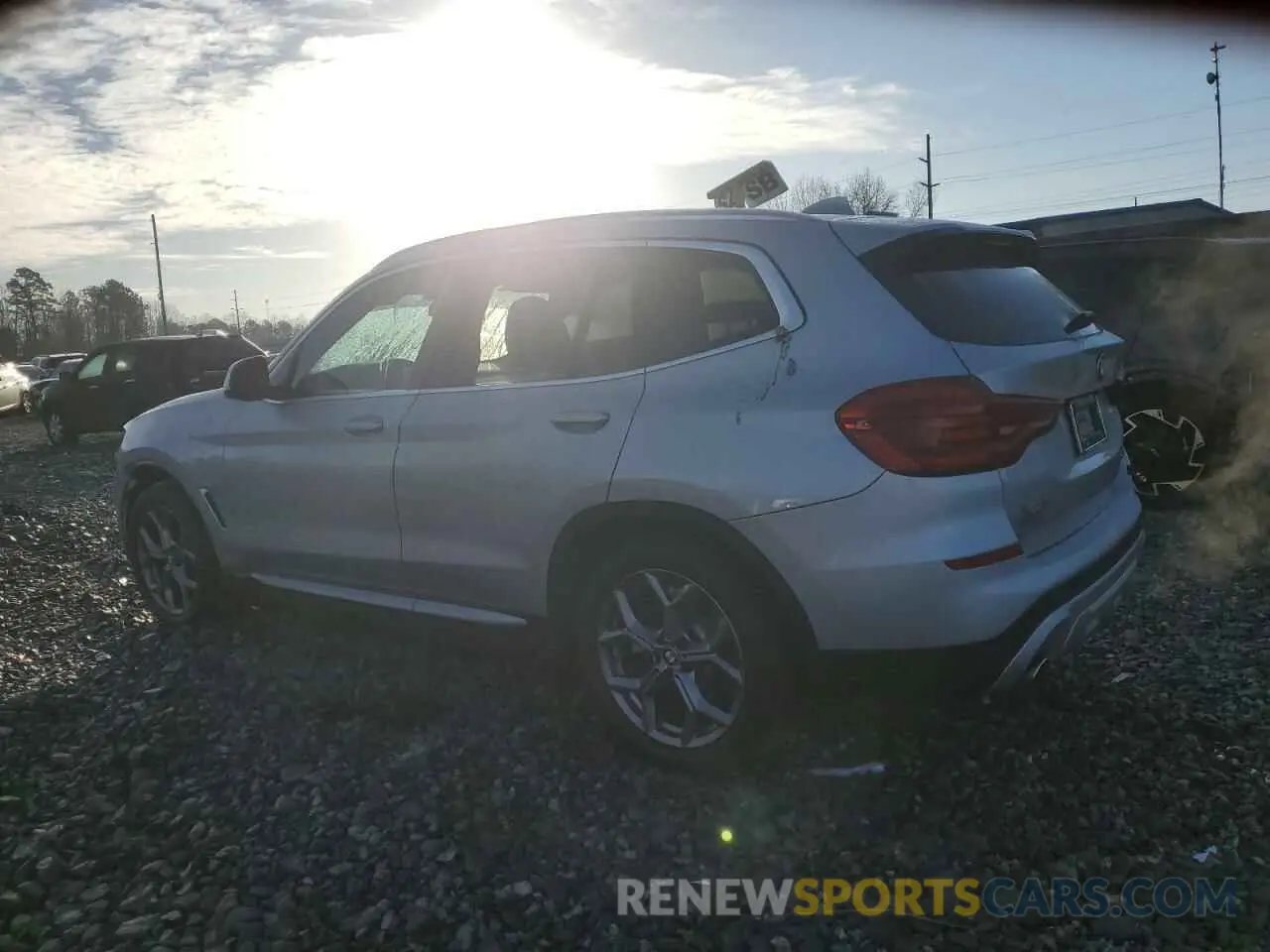 2 fotografías del automóvil dañado 5UXTY3C03LLU70804 BMW X3 2020