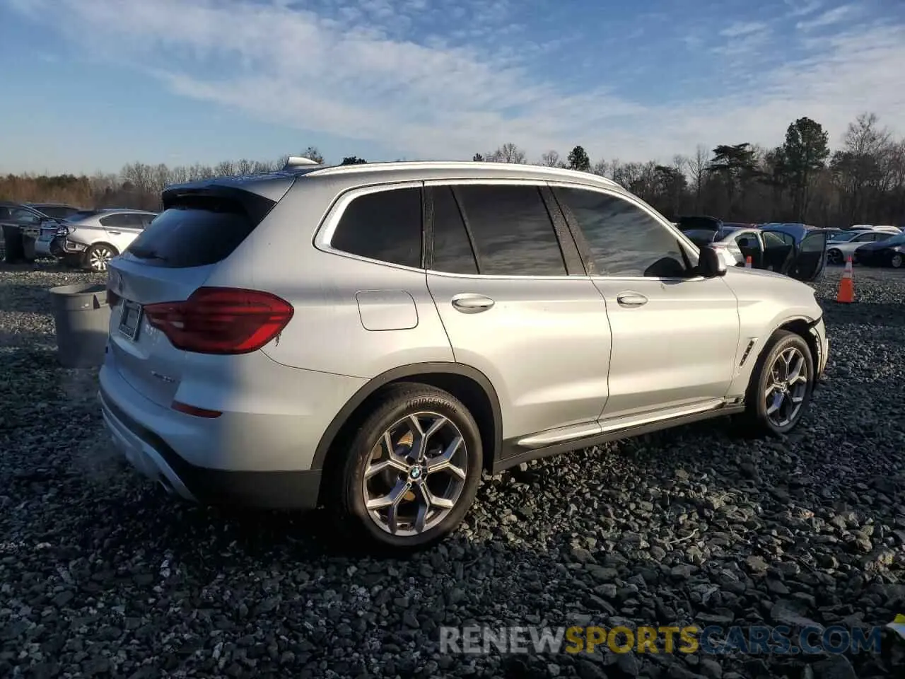 3 fotografías del automóvil dañado 5UXTY3C03LLU70804 BMW X3 2020