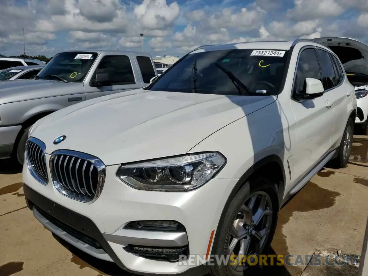 1 fotografías del automóvil dañado 5UXTY3C04L9B39777 BMW X3 2020