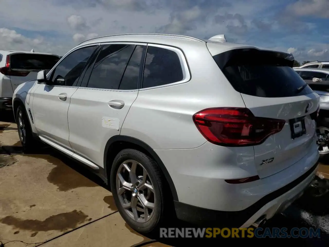 2 fotografías del automóvil dañado 5UXTY3C04L9B39777 BMW X3 2020